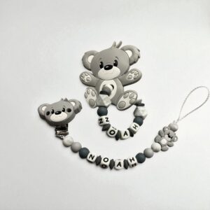 Nuggiketten 2er Set grau