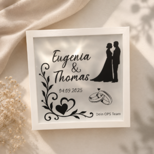 Bilderrahmen Hochzeit